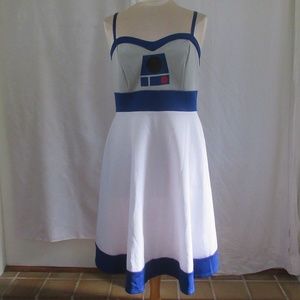 STAR WARS NWT R2D2 Skater Dress SIZE 12 LARGE